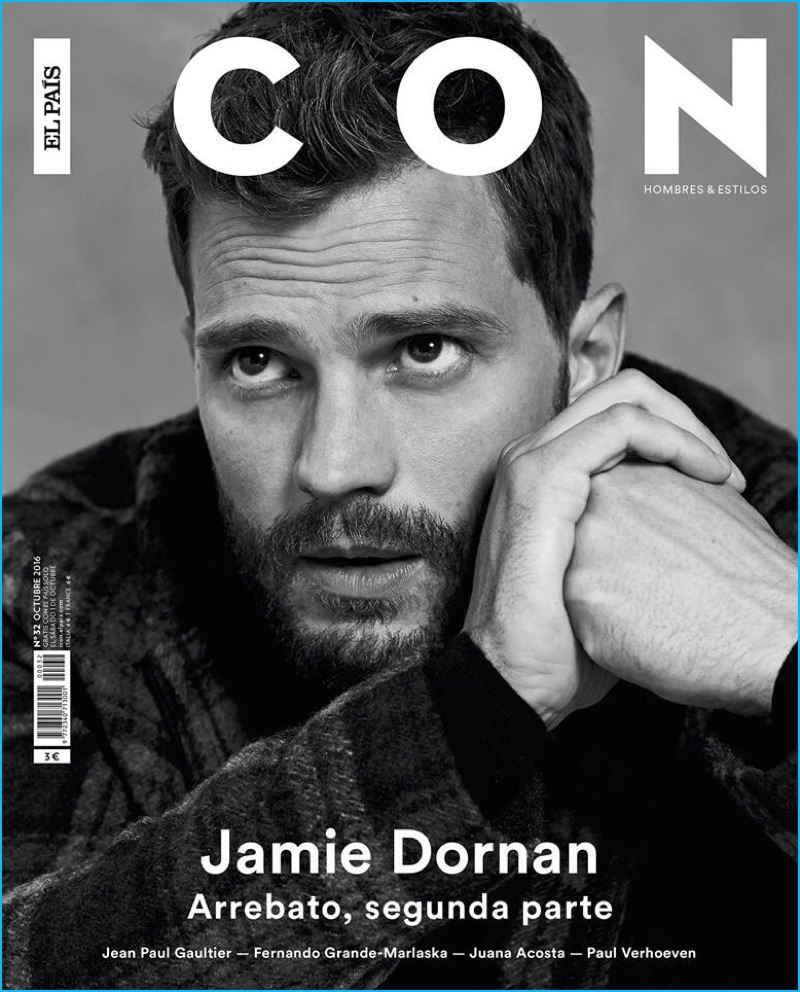 Jamie Dornan covers the October 2016 issue of Icon El País.