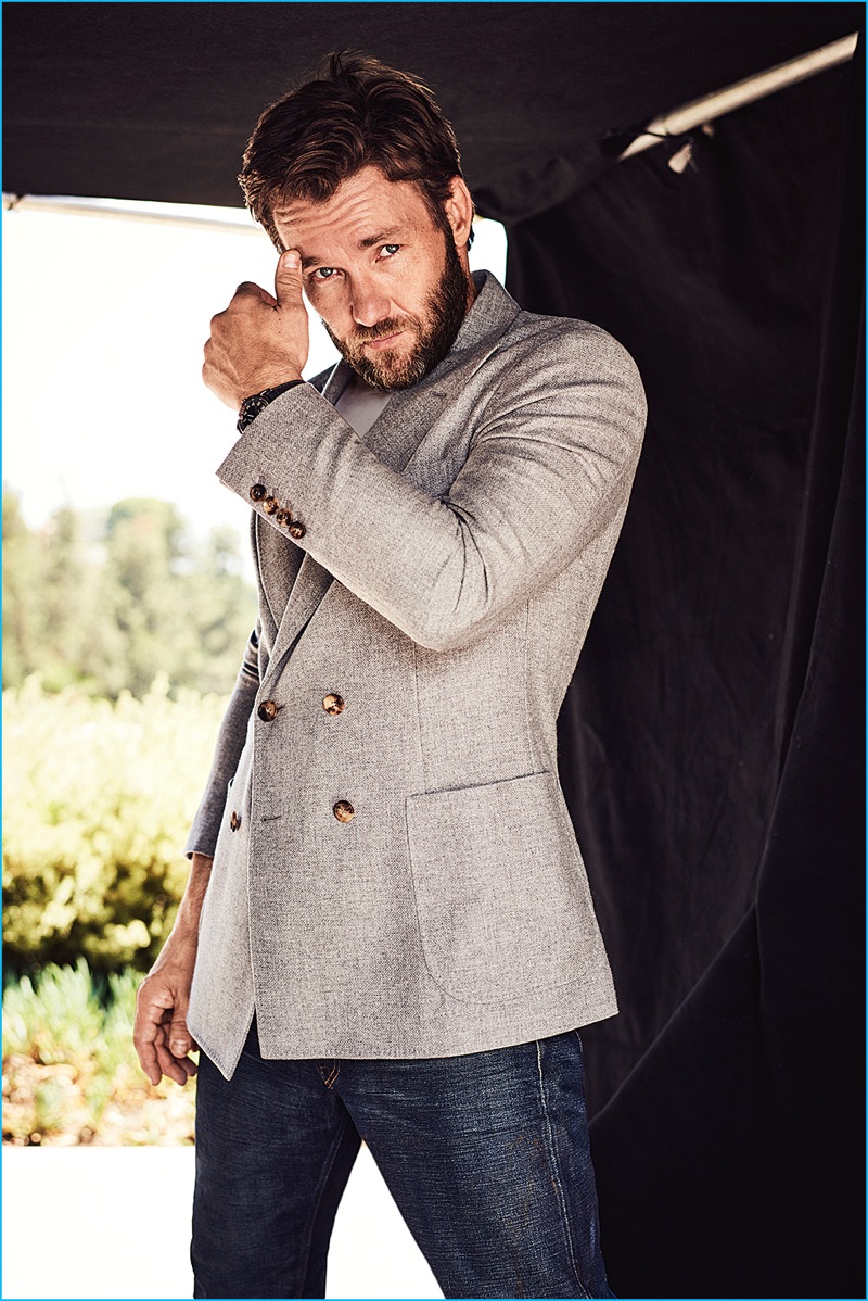 Australian actor and director, Joel Edgerton appears in a photo shoot for GQ Australia.