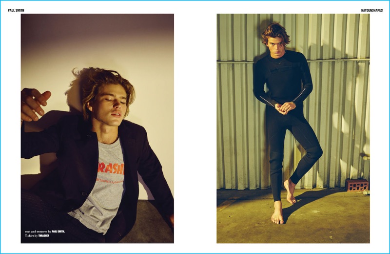 Mark Vassallo styles Jordan Barrett in casual fashions for 10 Men Australia. » Jordan Barrett Covers 10 Men Australia, Brings Young Cool to Fall Fashions Mark Vassallo styles Jordan Barrett in casual fashions for 10 Men Australia.