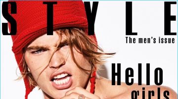 Jordan Barrett Plays It Casual for Sunday Times Style Magazine Cover Story