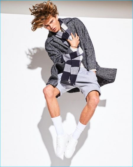 Jordan Barrett Plays It Casual for Sunday Times Style Magazine Cover Story