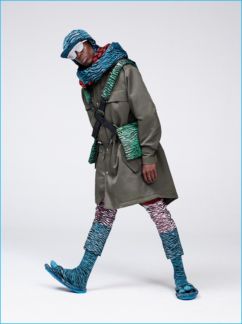 Parisian brand Kenzo creates a safari of its own with a wild H&M collaboration.