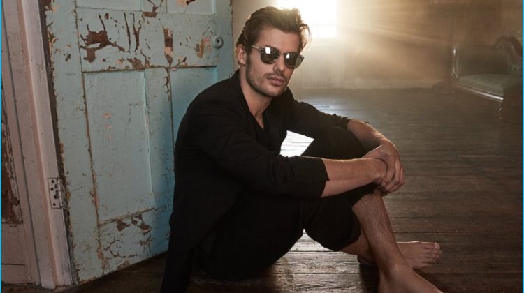 Jacey Elthalion is Cool in Black for Linda Farrow’s Fall Campaign