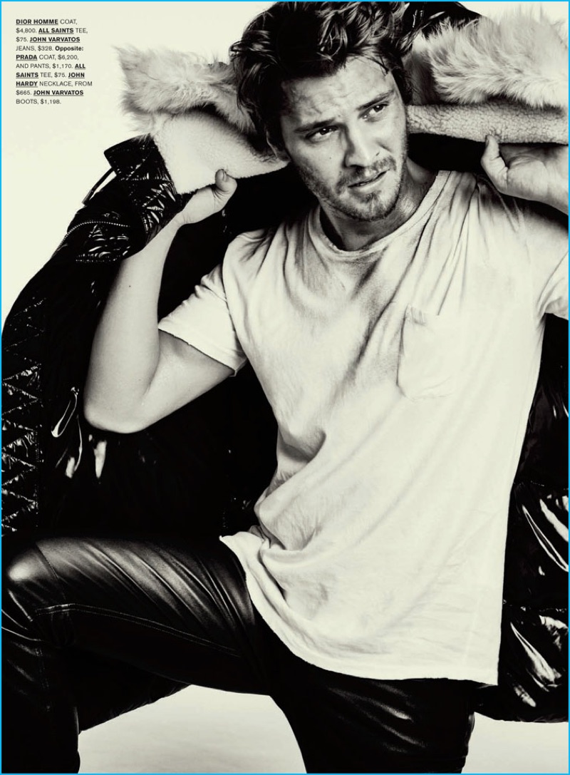 Luke Grimes C for Men Photo Shoot.