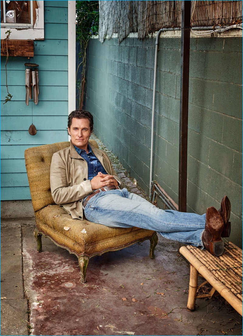 » Matthew McConaughey Covers Esquire, Discusses Evolution as Actor Matthew McConaughey 2016 Photo Shoot Esquire 002