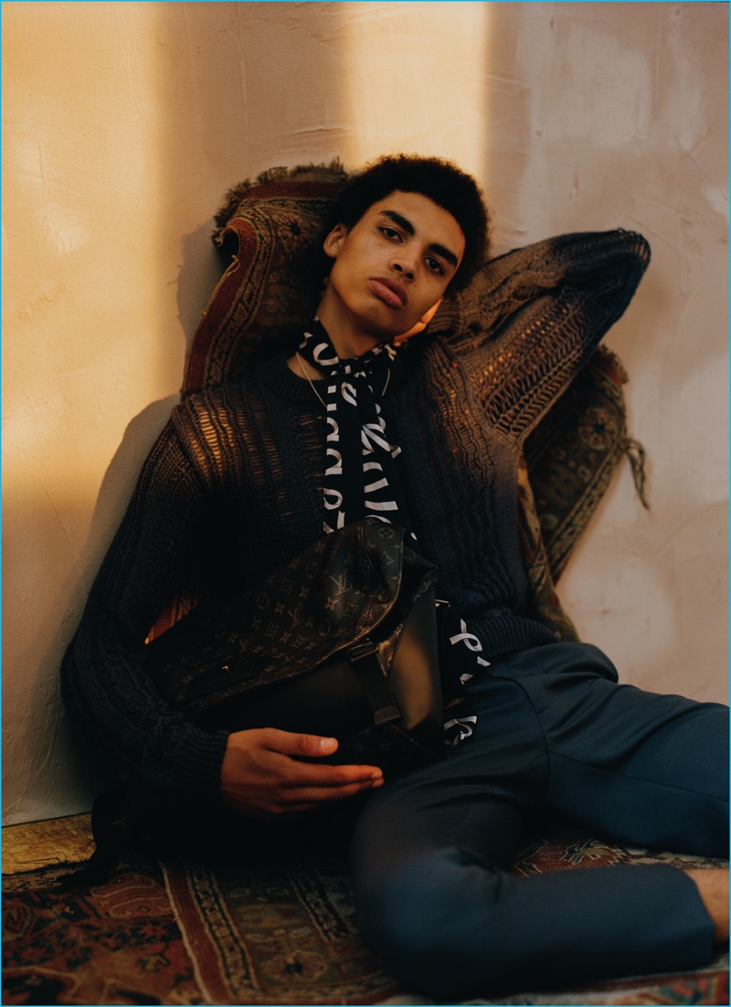 Sol Goss Models Louis Vuitton for Metal Magazine – The Fashionisto