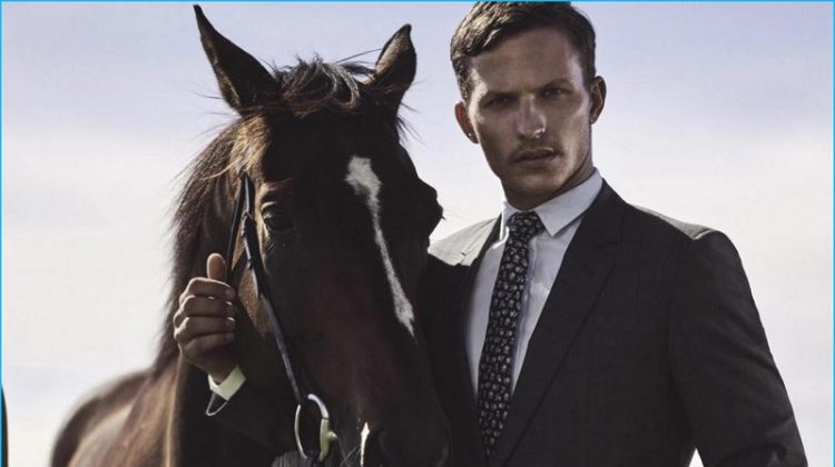 Off to the Races: Nathaniel Visser Suits Up for GQ Australia