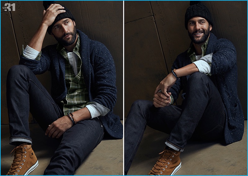 Stanley Park: Noah Mills Sports Rugged Styles for Simons – The Fashionisto