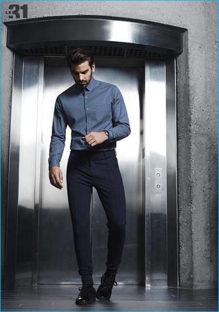 Nyle DiMarco is Ready for Travel in Simons' LE 31 Lookbook
