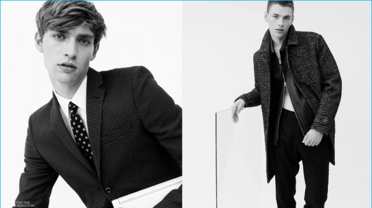 Office Space: George Le Page & Dove Dainauskas Suit Up for JÓN Editorial