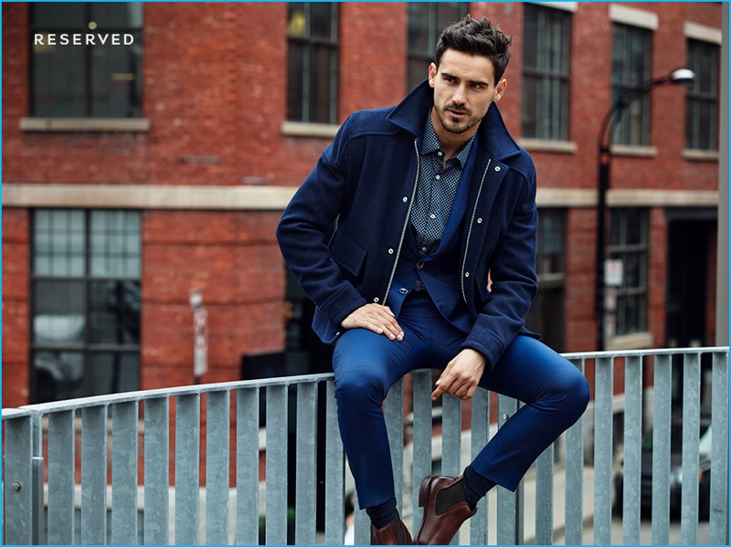 Top model Arthur Kulkov fronts Reserved's fall-winter 2016 campaign.