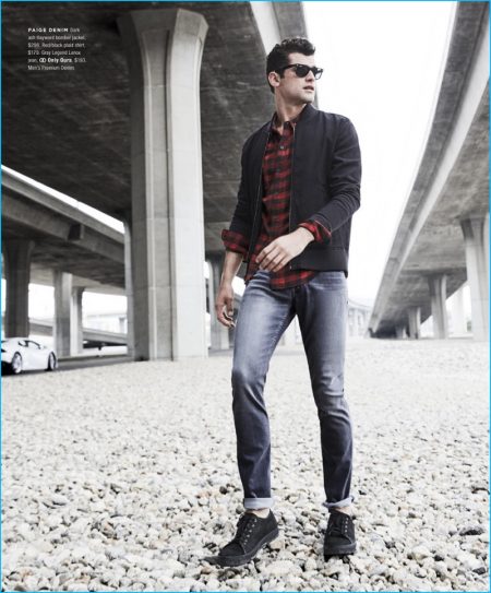 Life is a Highway: Sean O'Pry Rocks Sportswear for Bloomingdale's – The ...