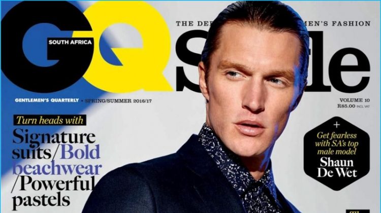 Shaun DeWet 2016 GQ Style South Africa Cover