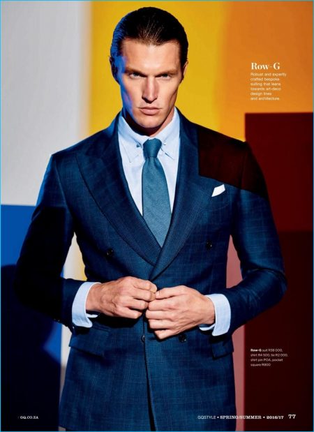 Shaun DeWet is Dashing in Sharp Suits for GQ Style South Africa – The ...