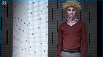 Modern Retro: Michael Lockley Sports 70s Influenced Styles for Simons Modern Retro: Michael Lockley Sports 70s Influenced Styles for Simons