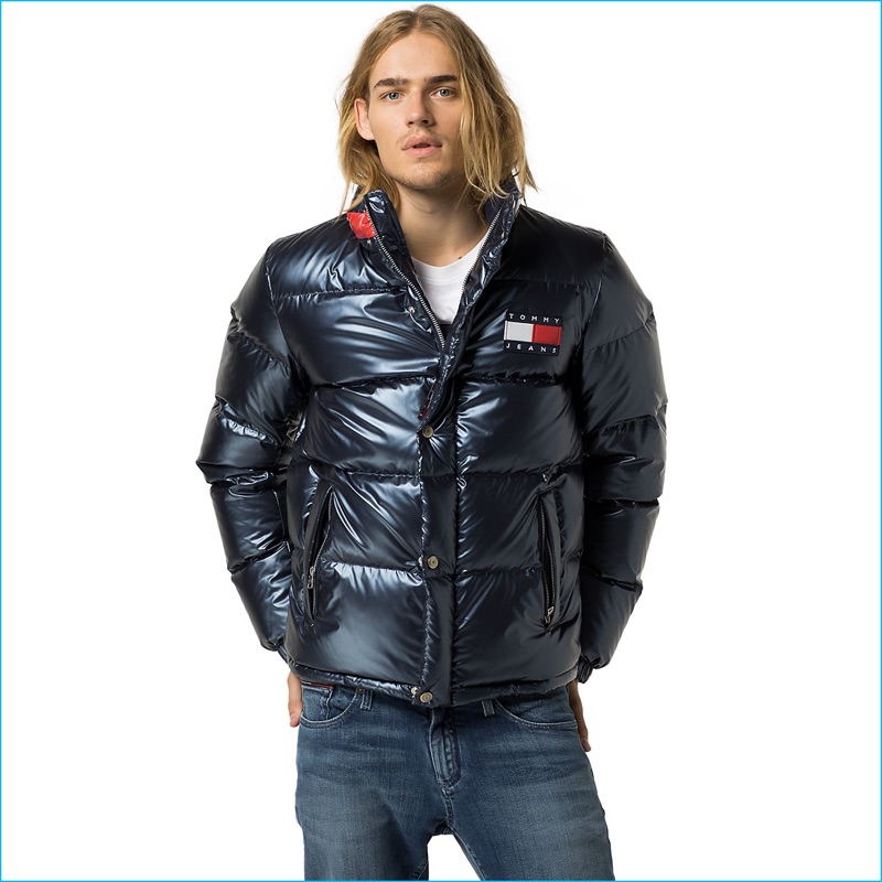 Ton Heukels wears Tommy Jeans Down Puffer.