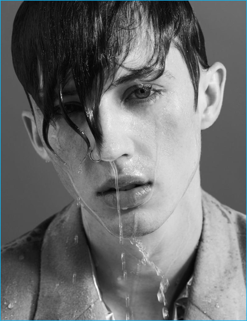 Armin Morbach captures Troye Sivan in a black & white image for Tush magazine.