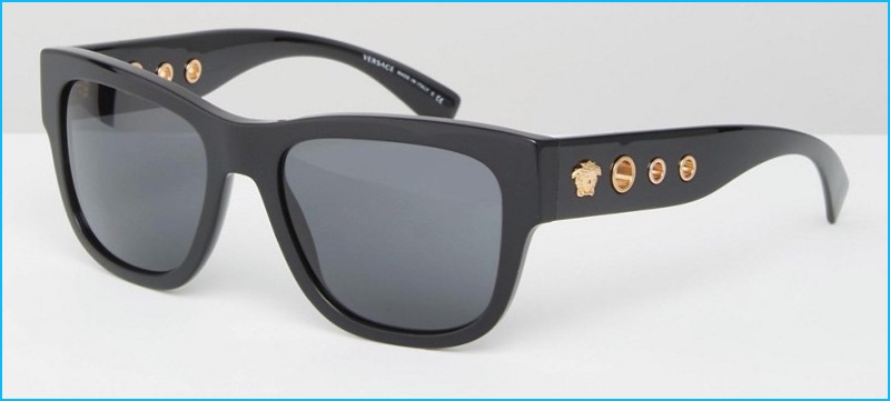 Versace Square Sunglasses with Side Detail