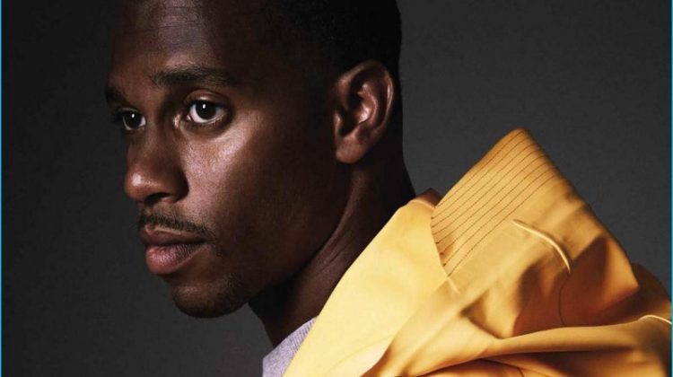 Victor Cruz Sports Moncler O for GQ España Shoot
