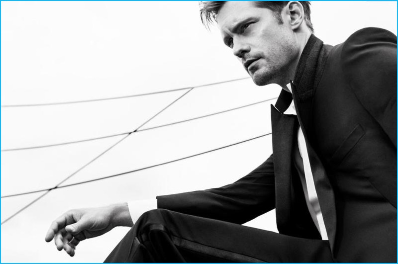 Swedish actor Alexander Skarsgård stars in a Dior photo shoot.