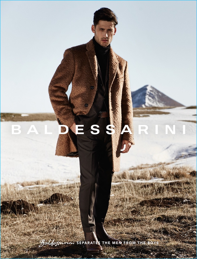 Carlos Ferra stars in Baldessarini's fall-winter 2016 campaign.