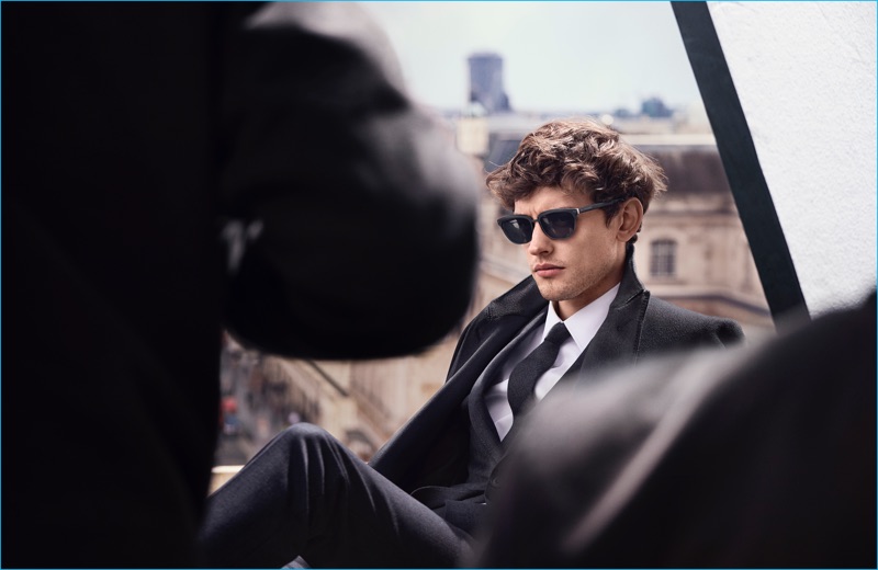 Behind the Scenes: Josh Whitehouse for Mr. Burberry eyewear campaign.