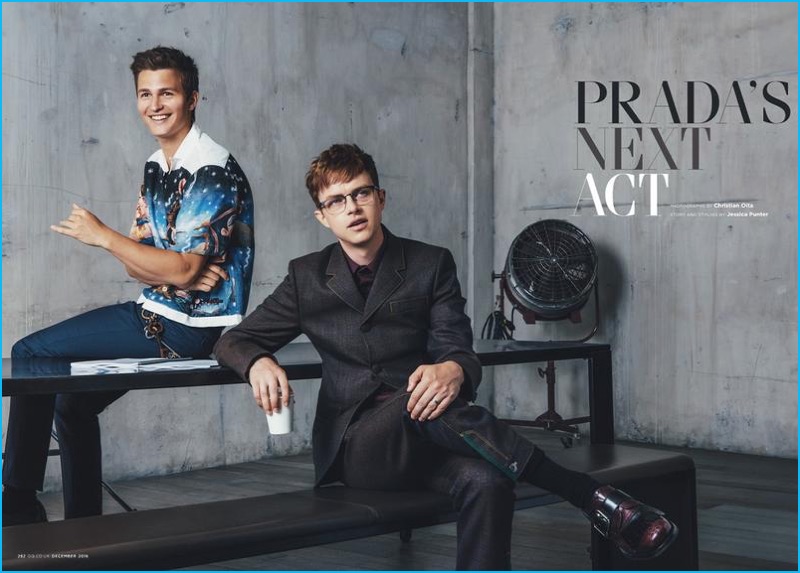 British GQ 2016 Prada Photo Shoot 004