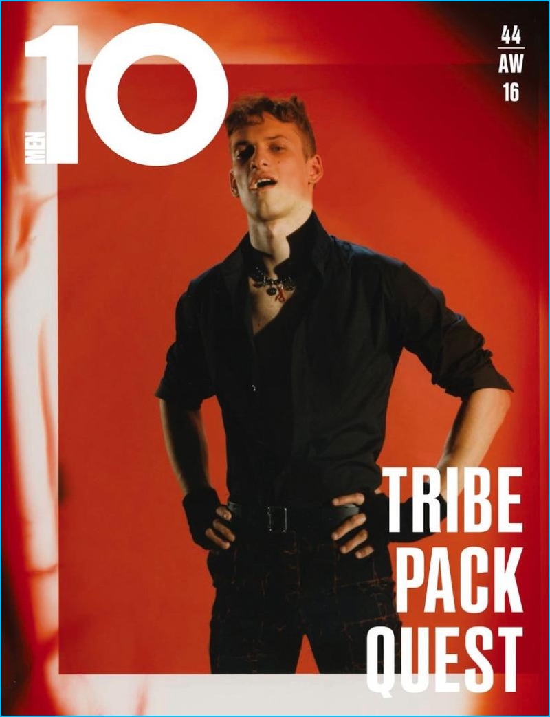 David Trulik covers the fall-winter 2016 issue of 10 Men.