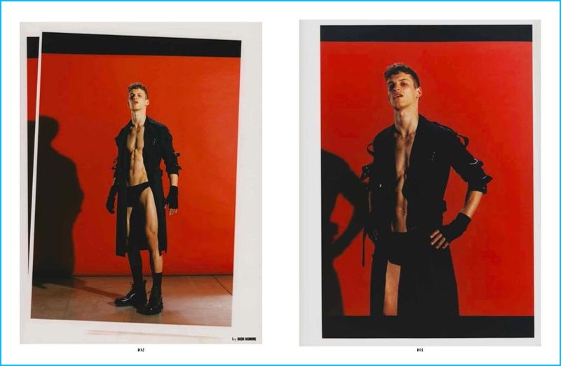 Jack Borkett outfits David Trulik in Dior Homme for 10 Men.