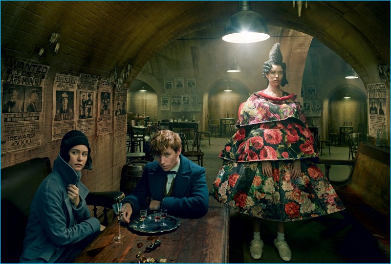 Katherine Waterston, Eddie Redmayne, and Grace Hartzel appear in a spread for Vogue. » Eddie Redmayne Brings the Magic of 'Fantastic Beasts & Where to Find Them' to Vogue Katherine Waterston, Eddie Redmayne, and Grace Hartzel appear in a spread for Vogue.