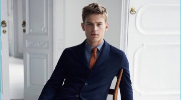 Bo Develius Fronts Emporio Armani's Cruise Campaign Bo Develius Fronts Emporio Armani's Cruise Campaign