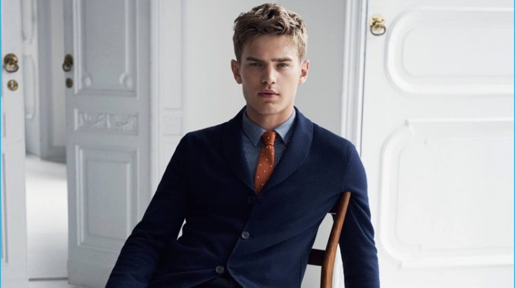 Bo Develius Fronts Emporio Armani’s Cruise Campaign