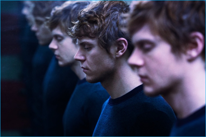 Juliet Vo outfits Evan Peters in a Ted Baker sweater for The Laterals. » Evan Peters Links Up with The Laterals, Talks 'American Horror Story' Juliet Vo outfits Evan Peters in a Ted Baker sweater for The Laterals.