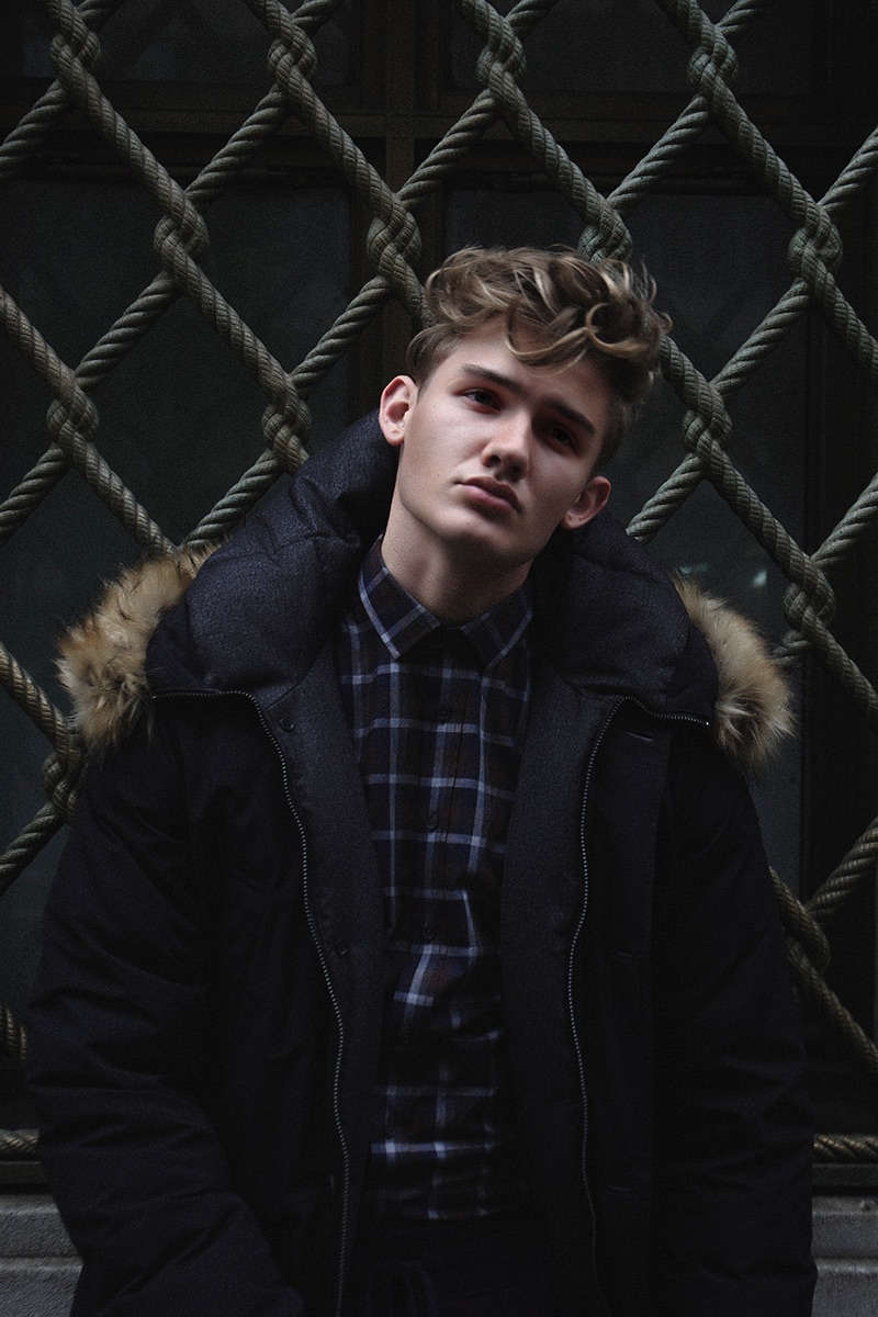 Winter City Blues: Tyler Ellis by Andrew Madrid – The Fashionisto