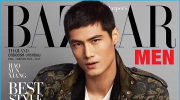 Hao Yun Xiang Covers Harper's Bazaar Men Thailand in Burberry
