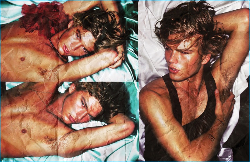 John-Paul Pietrus photographs Jordan Barrett for Seventh Man.