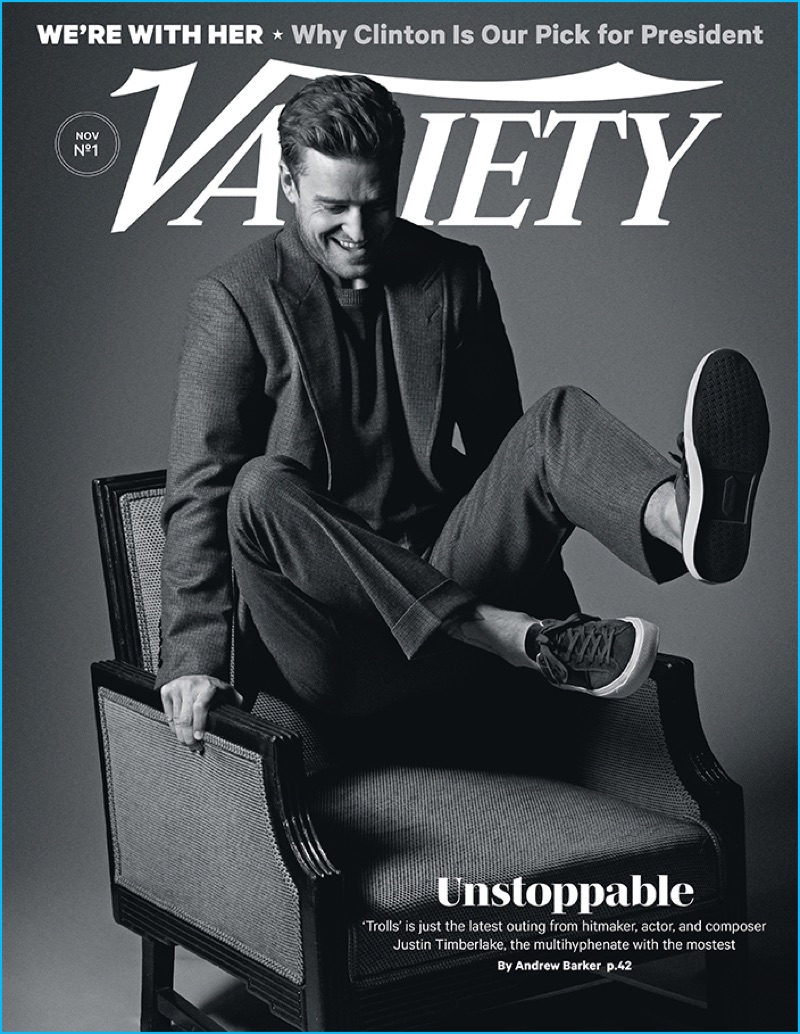 Justin Timberlake covers Variety magazine.