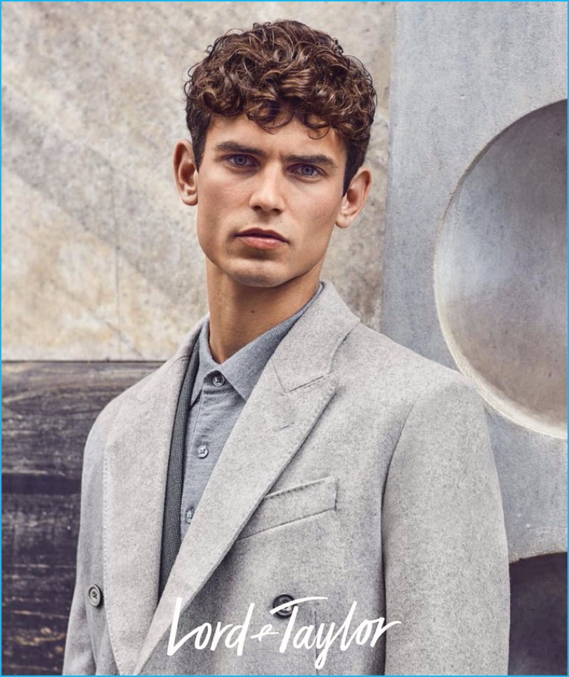 Arthur Gosse covers Lord & Taylor's fall 2016 men's catalogue.