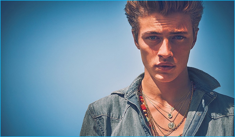 Lucky Blue Smith is Layered in Jewelry for Eli Halili's Fall Campaign ...