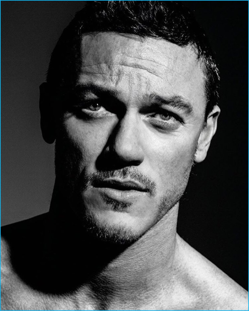 Michael Avedon photographs Luke Evans for The Fashionable Lampoon.