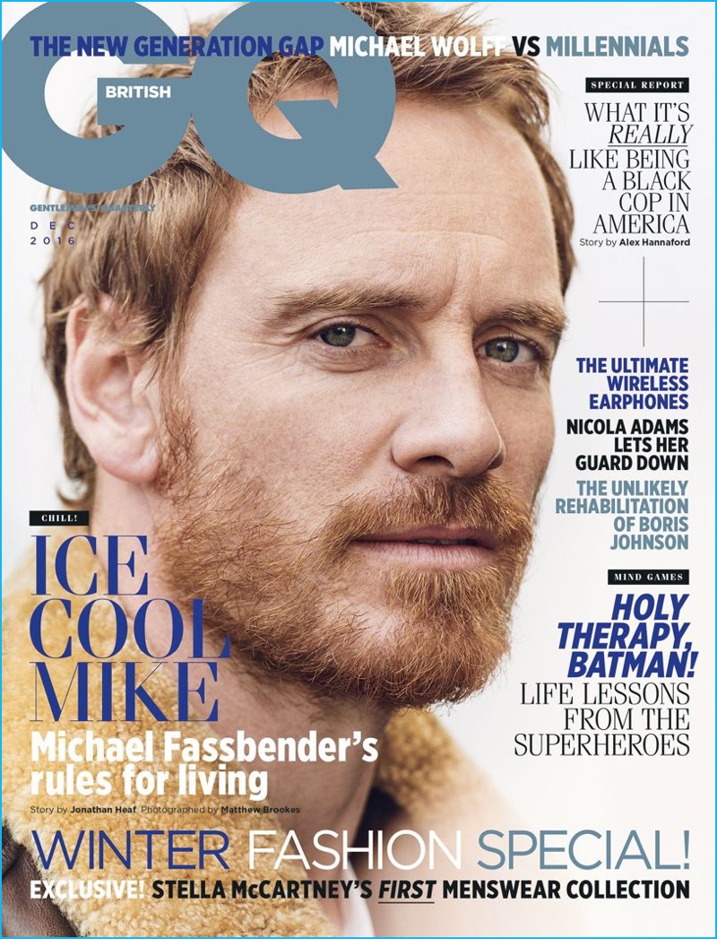 Michael Fassbender Covers British GQ, Talks Working with Girlfriend ...