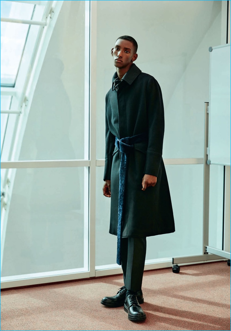 Myles Dominique Dons Louis Vuitton for L'Officiel Hommes Germany – The ...