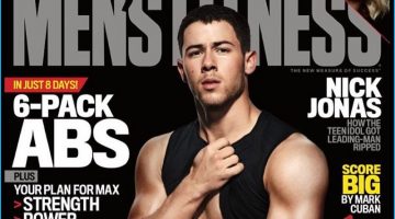 Nick Jonas Flashes His Six-Pack for Men's Fitness Cover Nick Jonas Flashes His Six-Pack for Men's Fitness Cover