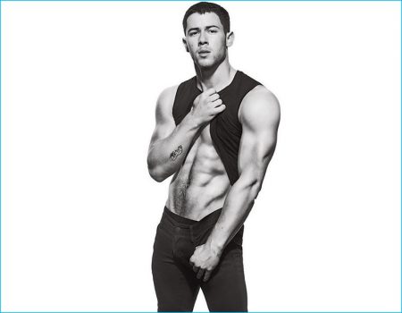 Nick Jonas Flashes His Six-Pack for Men's Fitness Cover