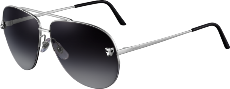 Panthére de Cartier Aviators in Platinum