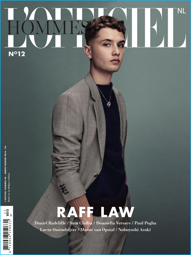 Rafferty Law covers the fall-winter 2016 issue of L'Officiel Hommes Netherlands.