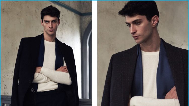 Matthew Bell Dresses for the Holidays in Reiss’ Formal Attire