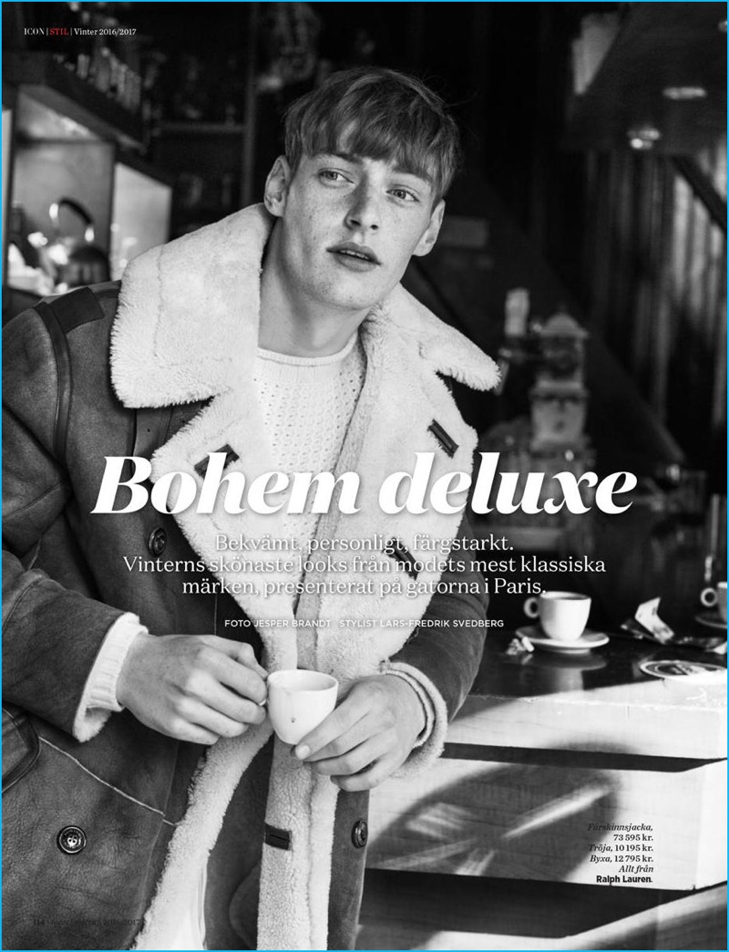Roberto Sipos Rocks Standout Coats & Tailoring for Icon Magazine