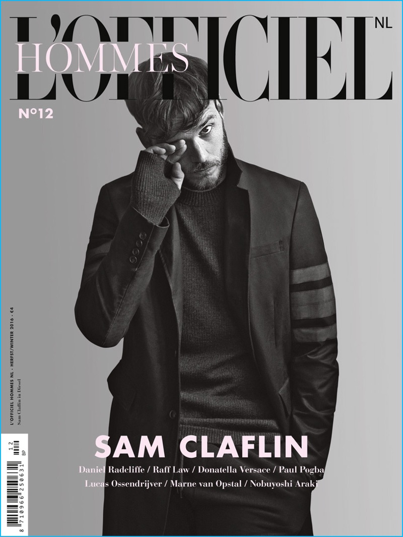 Sam Claflin 2016 Cover LOfficiel Hommes Netherlands