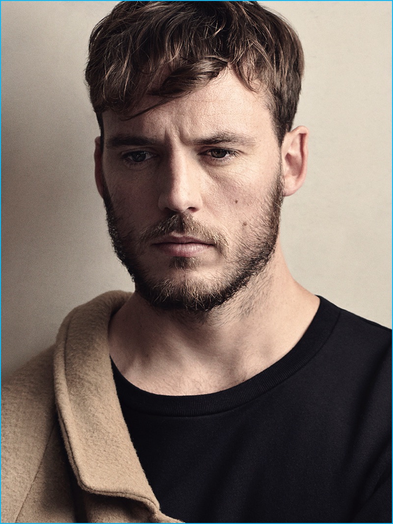 Roger Rich photographs Sam Claflin for L'Officiel Hommes Netherlands.